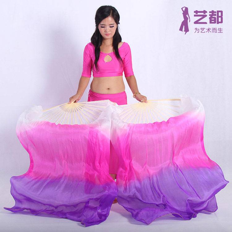 Fast-to-go belly fan, pure silk fan, pure hand-to-hand incremental fan to support customization