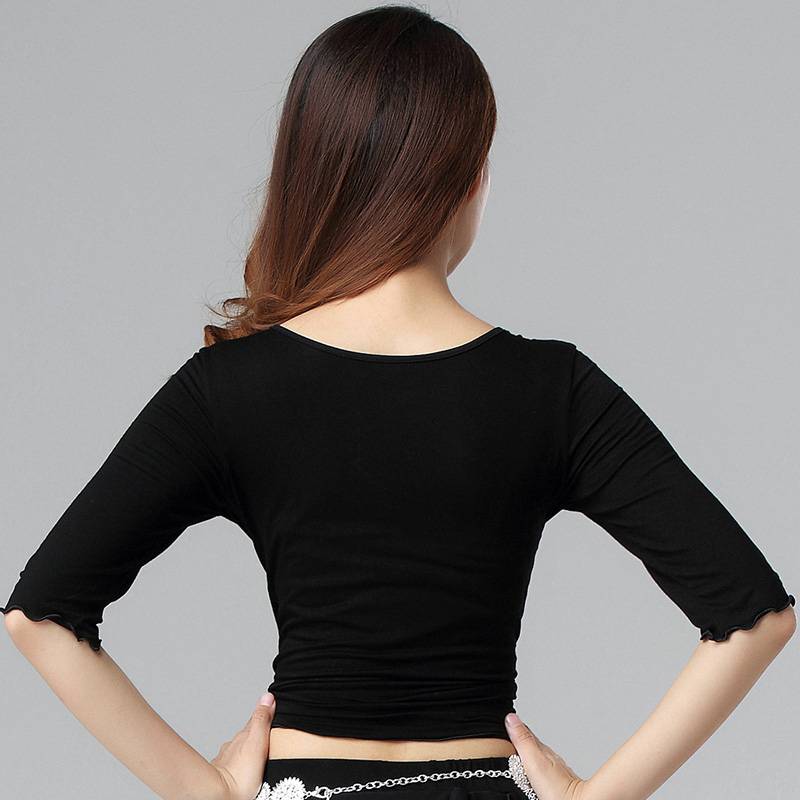 Belly Dance Dance Clothing Top Together Practice Female Modern Dance Classic Dance Classic Sleeve Modal Monastery Performance Services