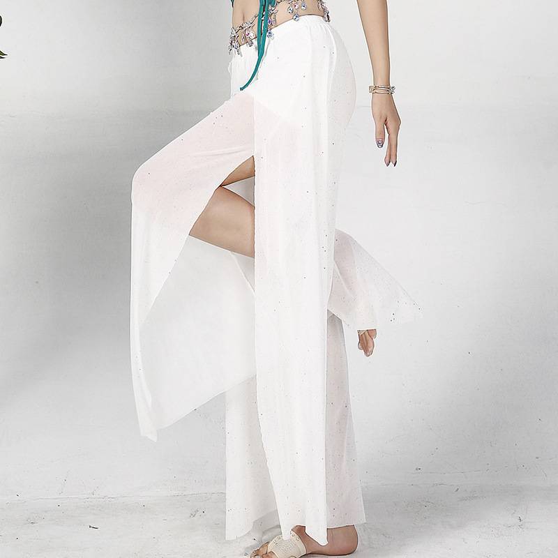 Belly dance pants elegant modern dance clothing exercise exercise exercise oriental dance exercise uniform under mesh pants