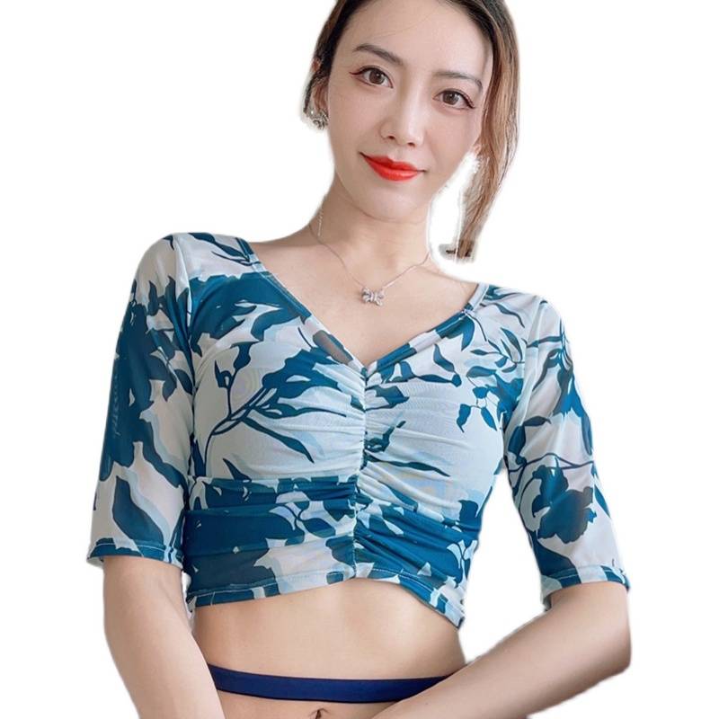 Belly Dance exercise service 2023 Spring / Summer New Summer Practice Server Jacket Student Scholars Lamdier Oriental Dance Practice