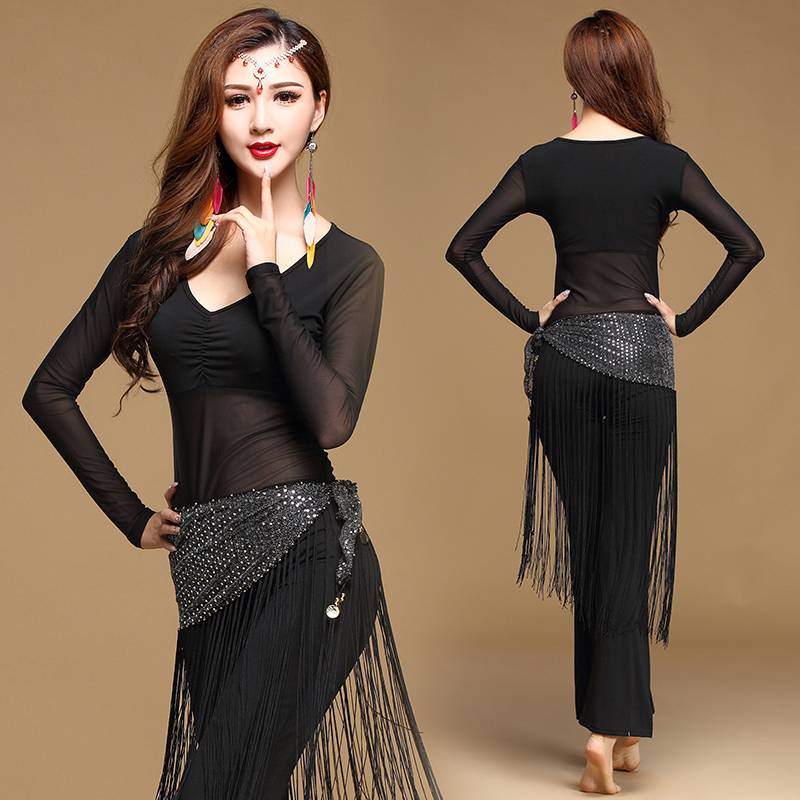 Belly dance exercise service 2024 new set clothing female Oriental dance performance junior scholar sexy yoga clothing