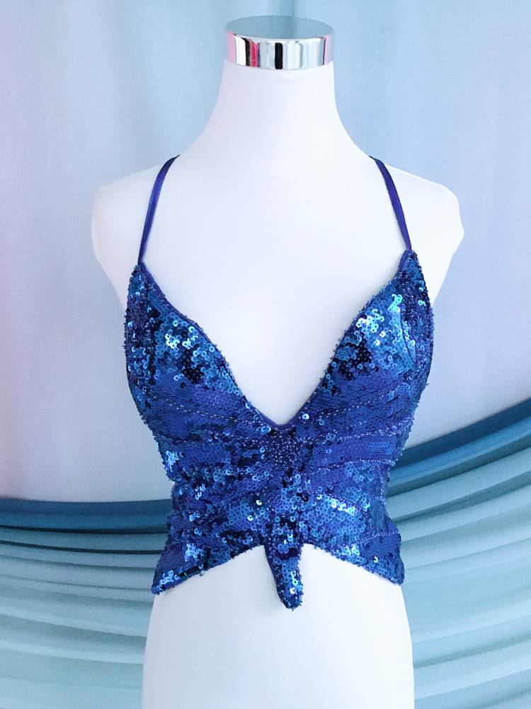 Belly Dance Driven Driven Dress Indian Dance French Sequenant Butterfly Straight Back Body Breitting Dj Women's Group Hot Girl