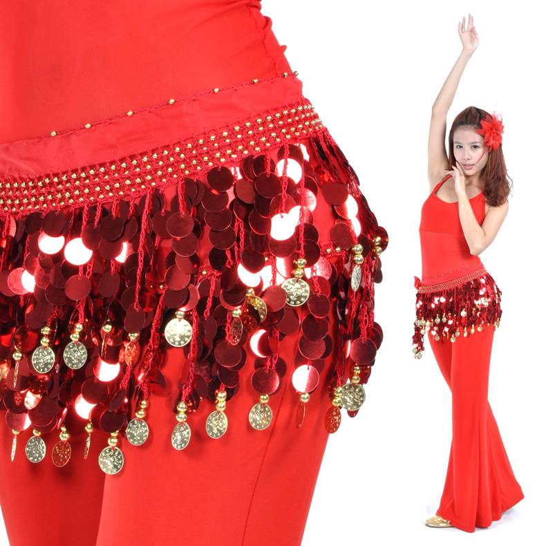 Belly Dance Culture Balm Chain New Barkeys Sequenant Limp Scarf Indian Dance Glore Scarf Plaza Dance Botes Oriental Dance Waist Seal