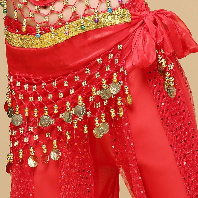 Children's Indian dance performance girl belly dance clothing 2023 new Xinjiang dance performance suit