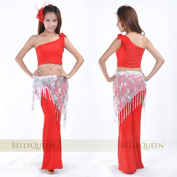 Belly Dance Clothing Exercise Set Performance Performance Performance Indian Dance Practice Special Setable Three -piece Set 