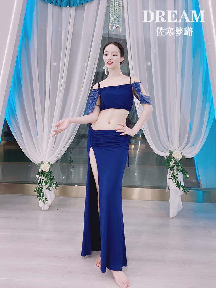 Zuo Hanmeng Lu's belly dance practice dance sexy performance performance shows the gauze summer new breathable beginner female female