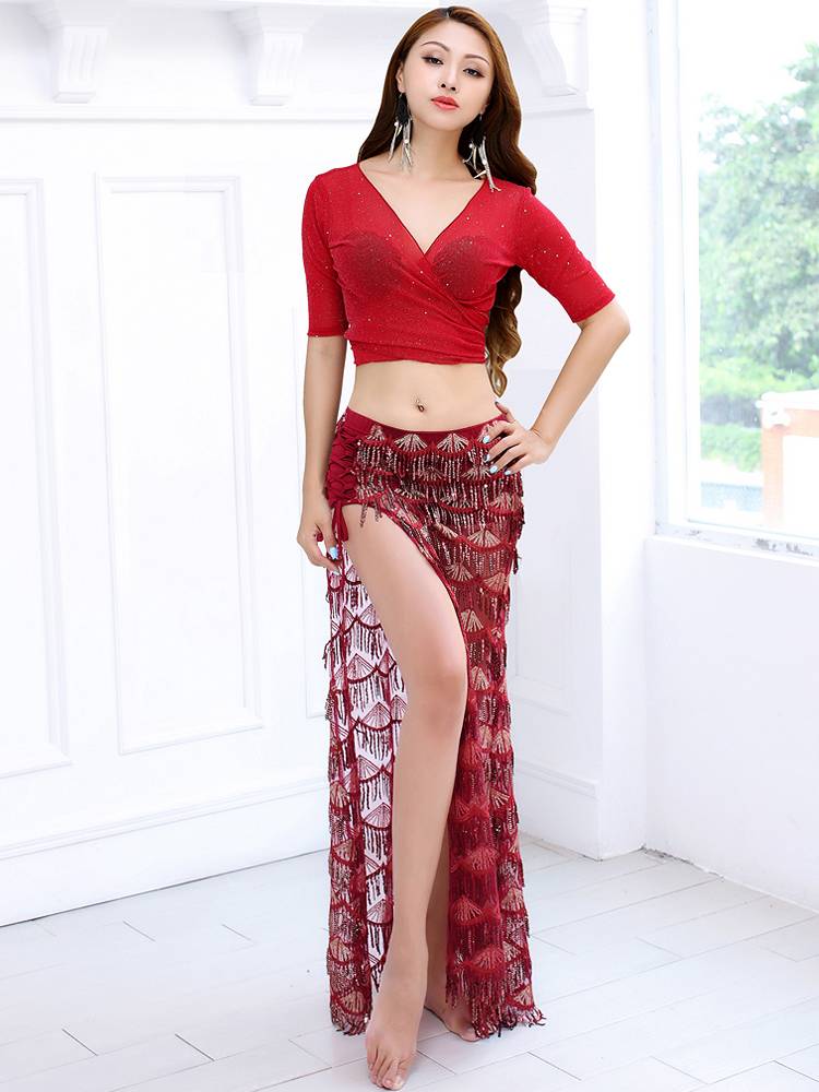 Sister Zicai Belly Dance 2024 New Set Female Xia Dongfang Dance Sequenant Performance Series Performance Services