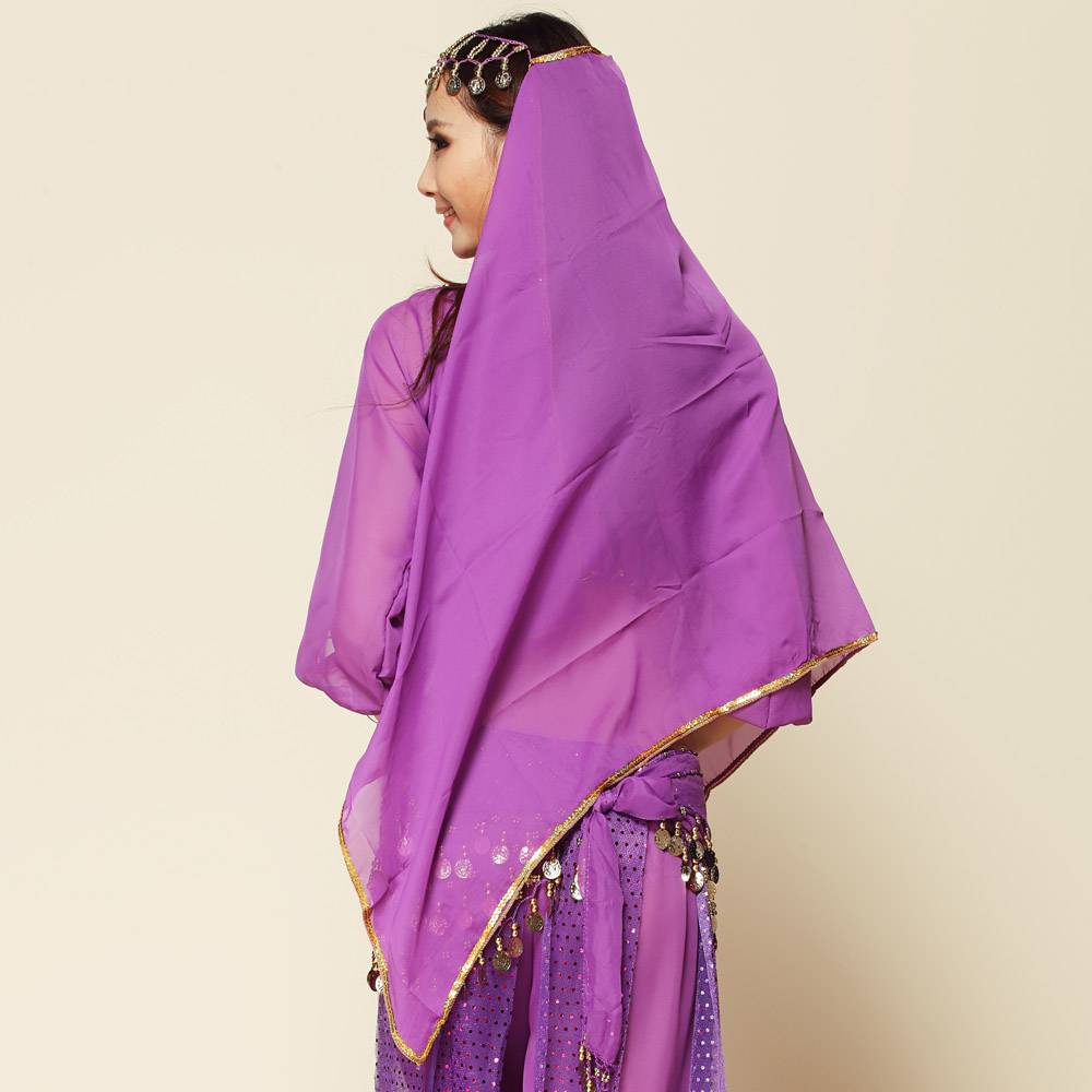 Belly Dance Indian dance dancer chiffon suspension veil