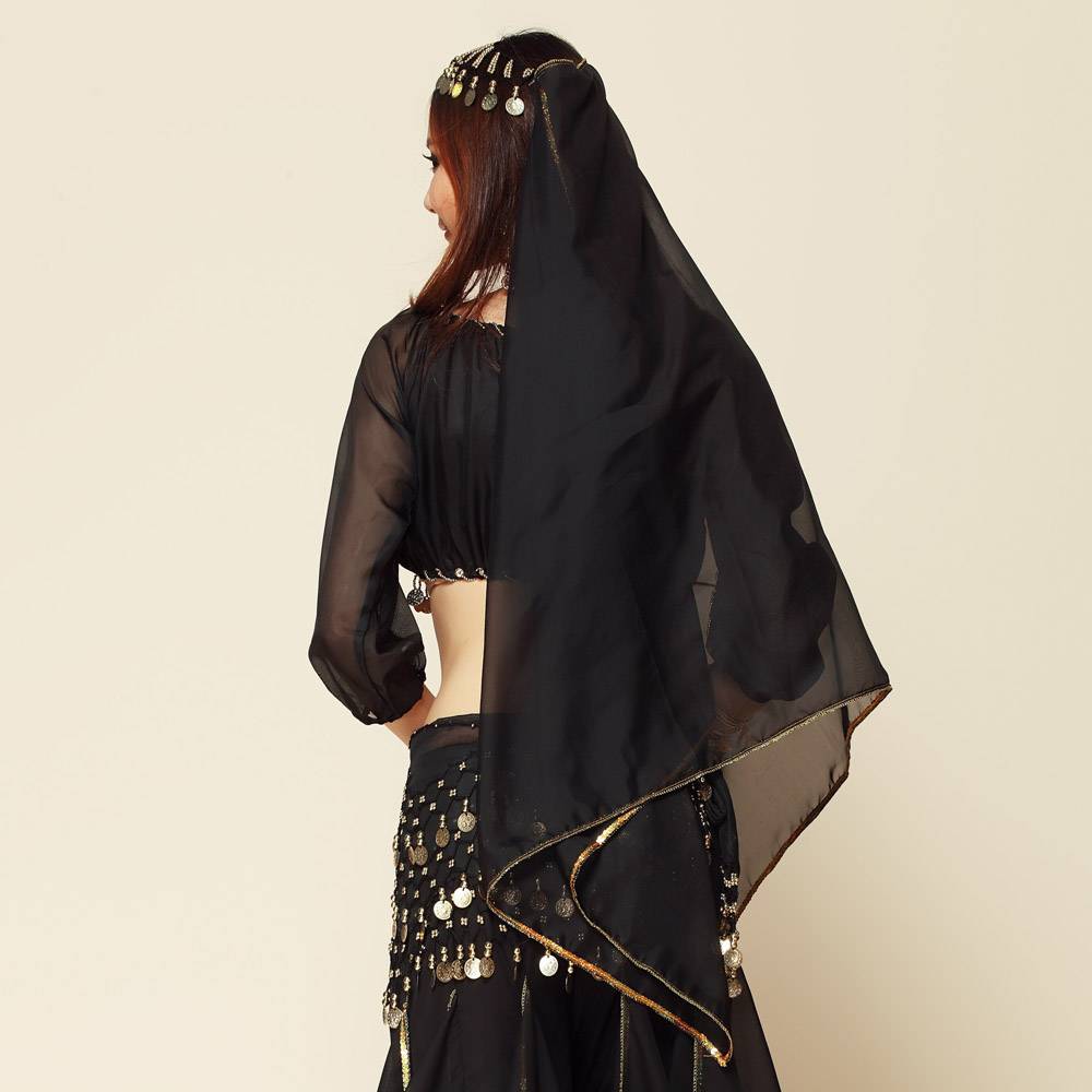 Belly Dance Indian dance dancer chiffon suspension veil