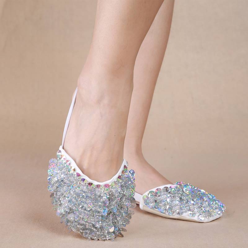 Dancer Belly Dance Shoes Bald Ballet Ballet Ballet Dance Practice Dance Shoes Pointed Half Shoes