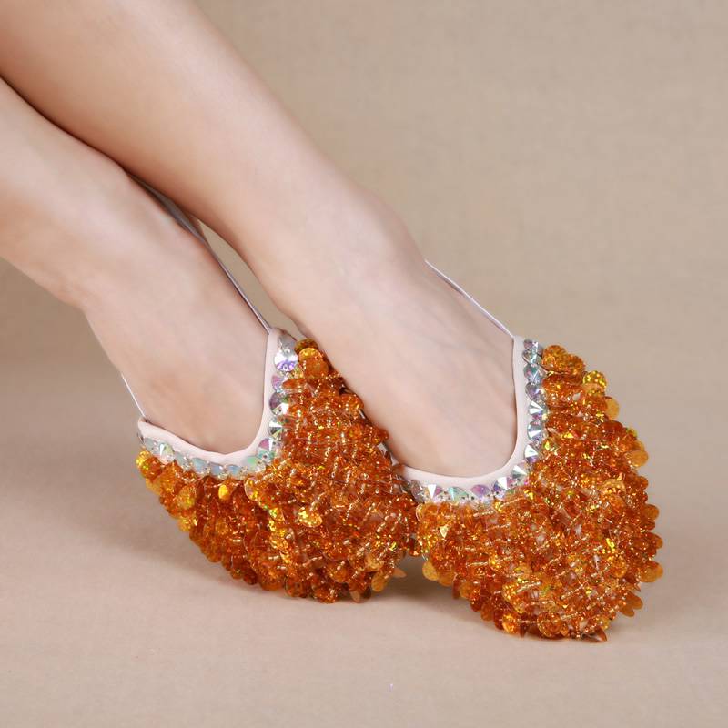 Dancer Belly Dance Shoes Bald Ballet Ballet Ballet Dance Practice Dance Shoes Pointed Half Shoes
