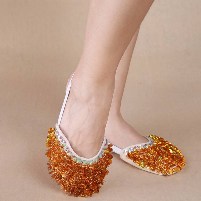 Dancer Belly Dance Shoes Bald Ballet Ballet Ballet Dance Practice Dance Shoes Pointed Half Shoes