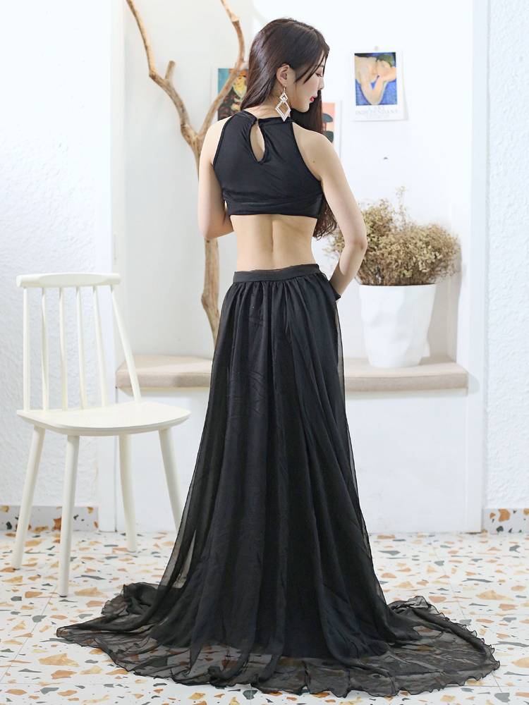 Belly Dance Practice Female 2021 Summer Summer Performance Series Darge Skirt Oriental Dance Set Sexy
