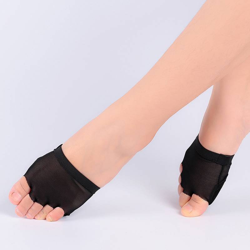 2022 new five -hole belly dance half -shoe feet handle ballet gymnastics dance exercise shoes Latin dance front palm