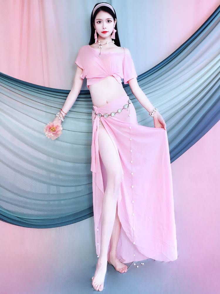 Yanxinhui Meimei New Belly Dance Dance Dance Dance Dance Clothing Adult Primary School Performance Settle Gradient Color Set