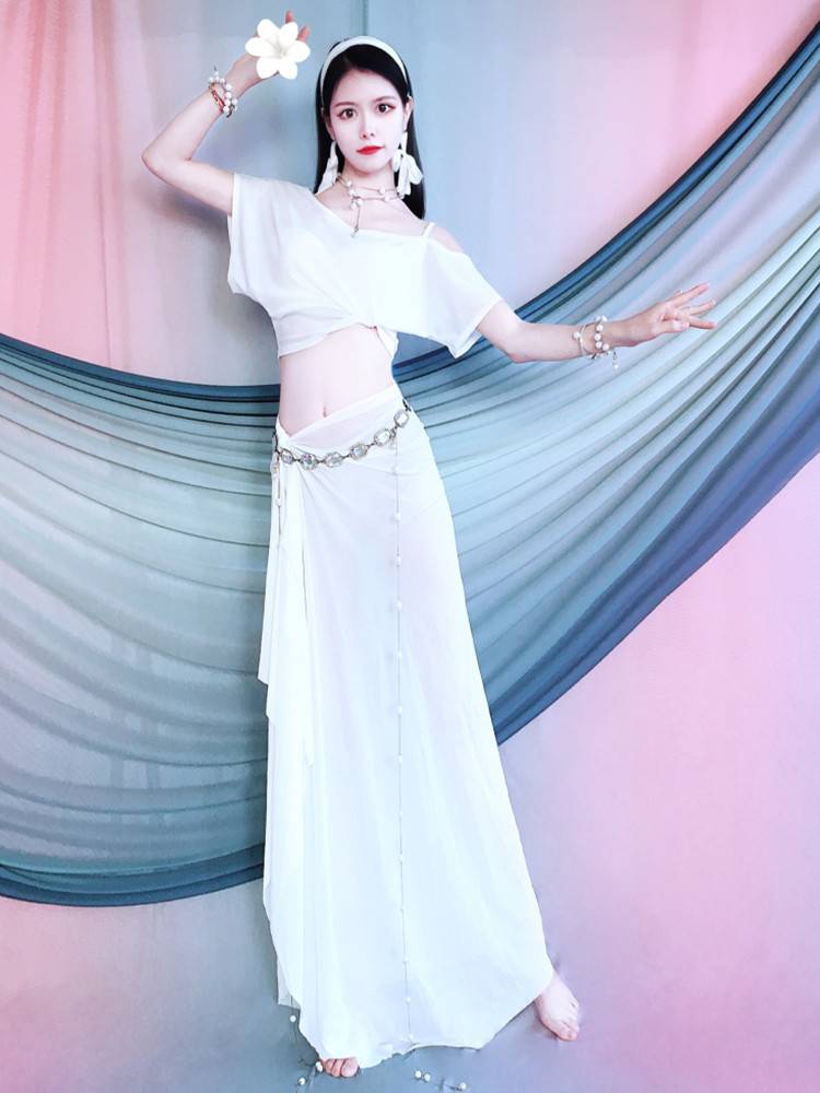 Yanxinhui Meimei New Belly Dance Dance Dance Dance Dance Clothing Adult Primary School Performance Settle Gradient Color Set