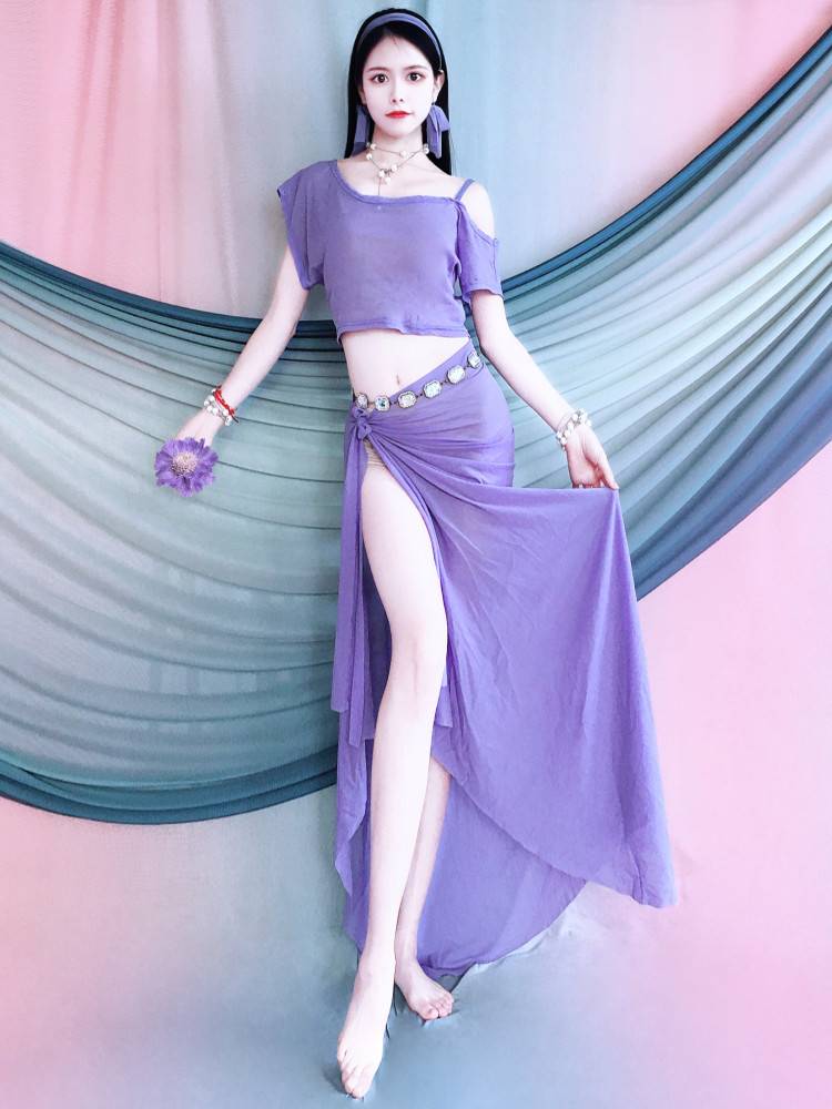 Yanxinhui Meimei New Belly Dance Dance Dance Dance Dance Clothing Adult Primary School Performance Settle Gradient Color Set