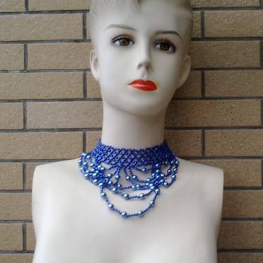 Belly Dance Neck Chain wearing beaded dance necklace color stage jewelry Oriental dancers costume scenes flashing necklace