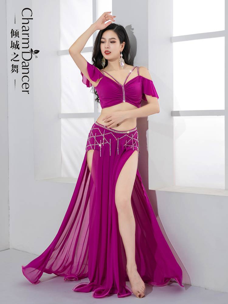 Qingcheng Dance Belly Dance Clothing 2024 new original niche design light luxury belly dance exercise performance clothing