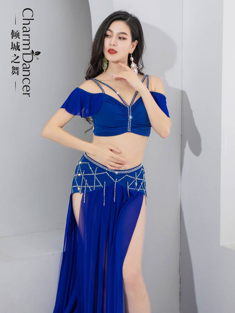 Qingcheng Dance Belly Dance Clothing 2024 new original niche design light luxury belly dance exercise performance clothing