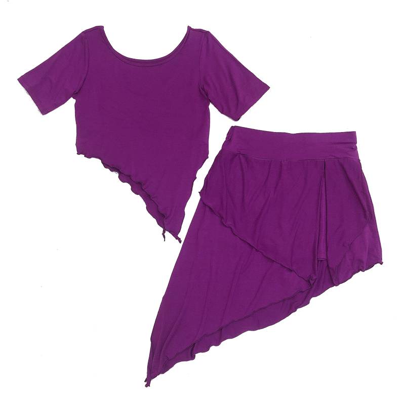 Belly dance exercises 2024 new set sexy adult belly dance clothing beginner set with chest pad