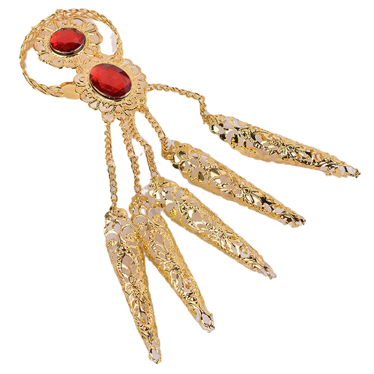 June 1,000 hands Guanyin fake long nail sleeve children adult peacock Indian belly dance bracelet performance accessories