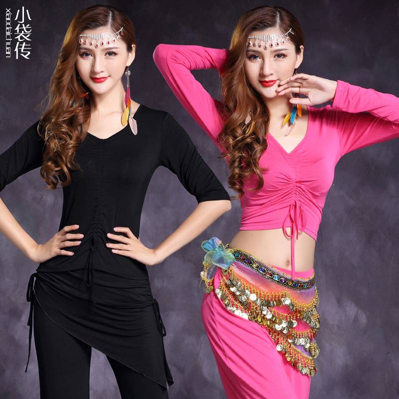 Belly Dance Autumn Spring and Summer Top Delivery Delivery 2024 New Practice Table Performance Women's Clothing Yoga Pumping Classical