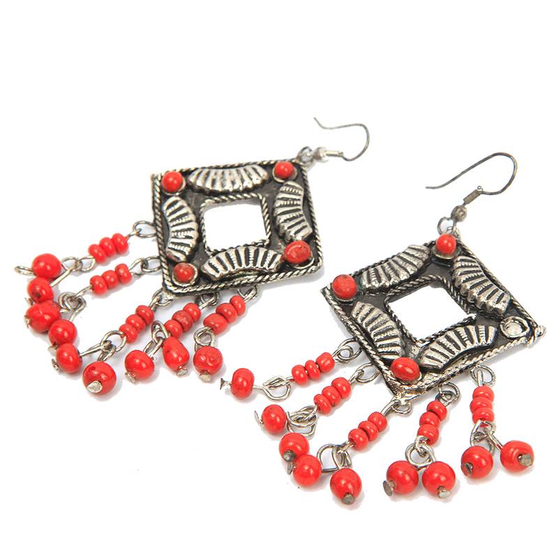 Belly dance antique Posmian earrings belly dance jewelry Oriental dance ear pendant Indian dance ear decoration many models