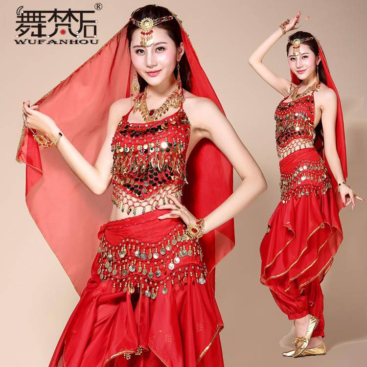 Belly Dance Clothing Set Summer Indian Dance Service Adult Xinjiang Dance Performance Service Services 2019 New