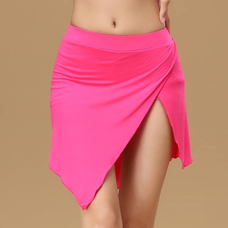 Spring and summer Latin dance skirt new sexy belly dance half -body skirt adult dancing dance clothing practice clothes short skirt women
