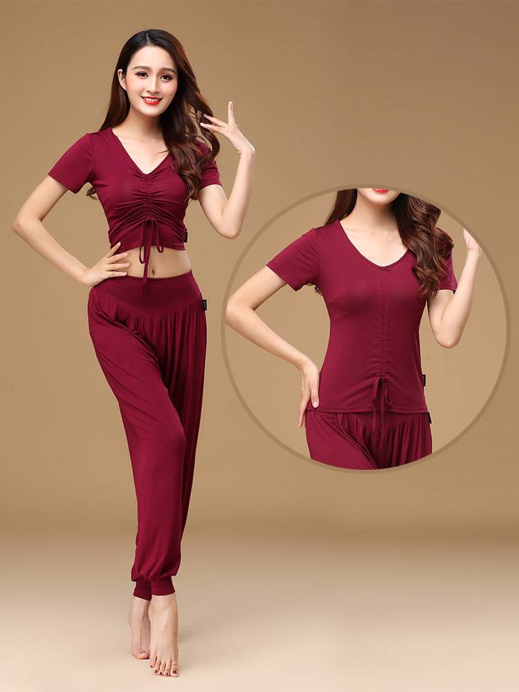 Belly Dance 2024 Spring / Summer Short Sleeve New Clothing Adult Beginner Sexual Practice Dance Performance Set Women
