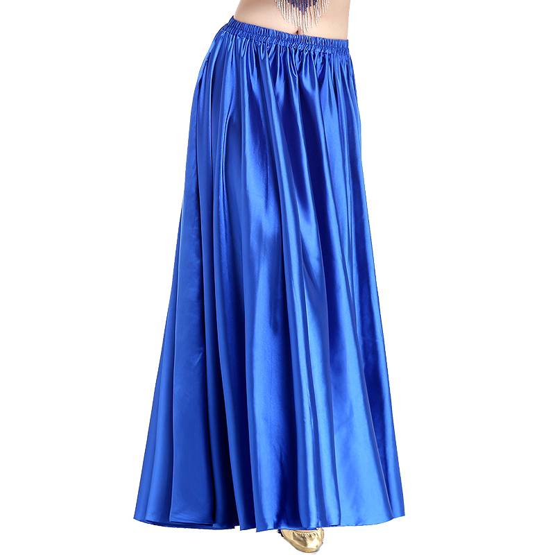New sexy belly dance half -bodies skirt practice clothes Indian dance color Ding big dress performance clothes dance skirt adult women