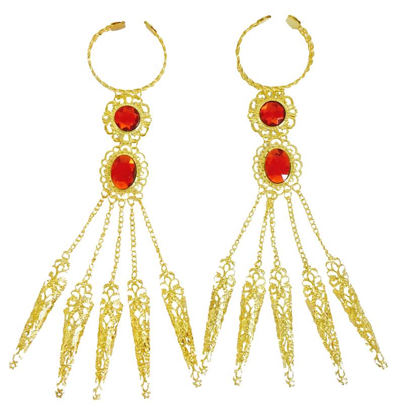Belly dance jewelry bracelet hand ring ringing nails, thousands of hands Guanyin finger dance accessories jewelry women
