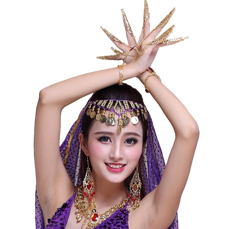 Belly dance jewelry bracelet hand ring ringing nails, thousands of hands Guanyin finger dance accessories jewelry women