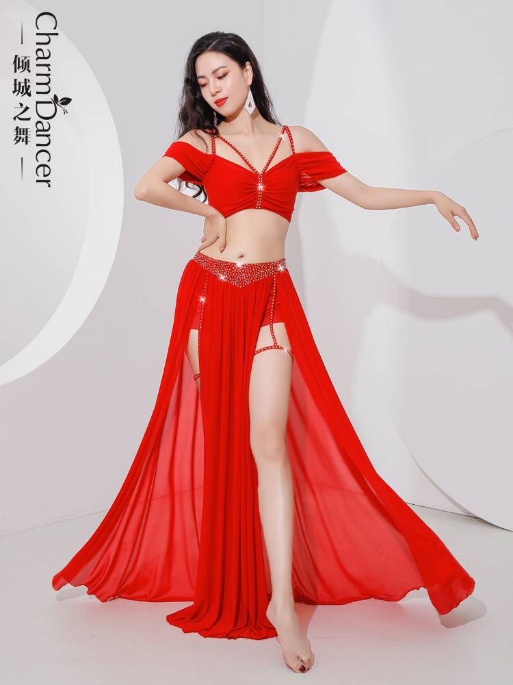 The original design of the dance of the city of belly dance clothing 2024 new exercise uniform breathable fast dry net gauze summer exercise service