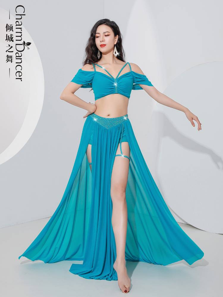 The original design of the dance of the city of belly dance clothing 2024 new exercise uniform breathable fast dry net gauze summer exercise service