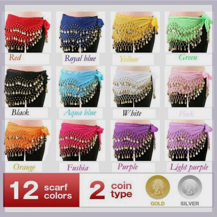 Belly dance waist chain hip scarf new streamproof belt Indian dance clothing waist towel oriental dance waist decoration female Latin waist seal