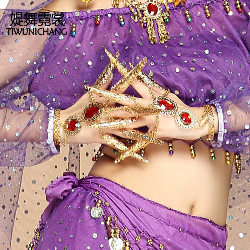 Golden Sailor, two sets of belly-dancing necklaces, belly-dancing earrings, neck-string earrings