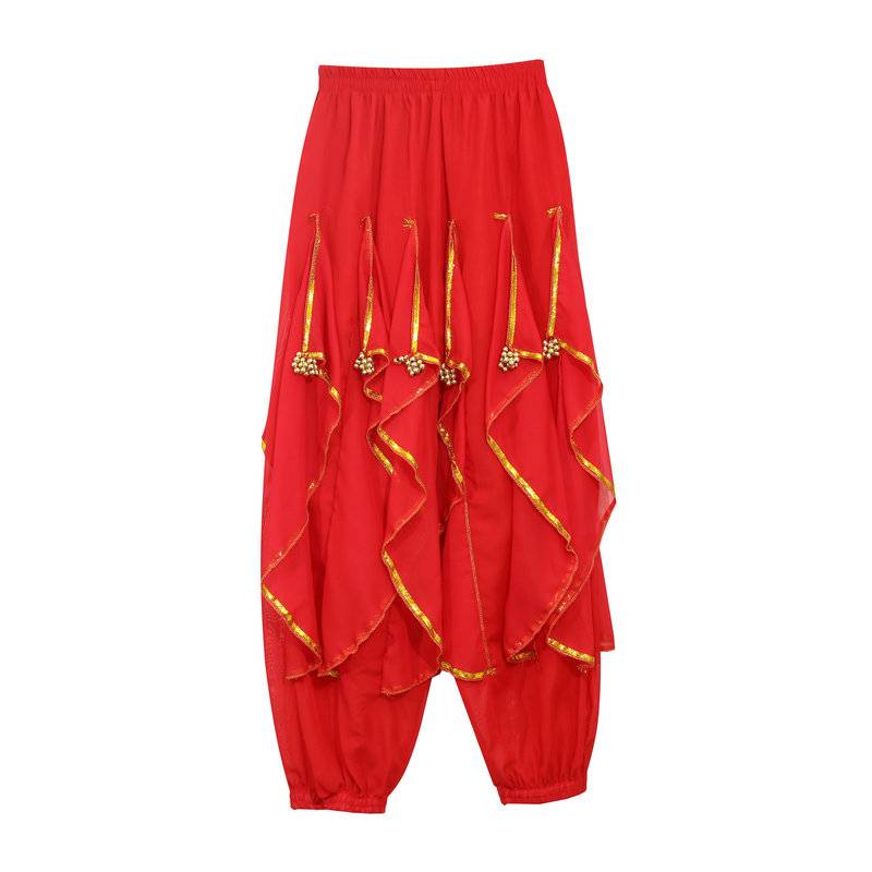 New Indian Dance Performance Practice Pants Belly Dance Pants Dance Pants Dance Pants Pants Golden Rotating Pants