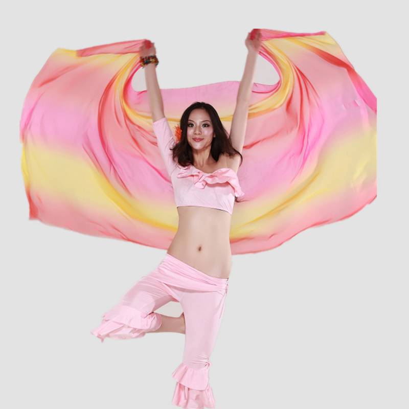 Dance -wing belly dance gauze simulation silk Indian dance hand yarn dance dance performance gum dance performance scarf
