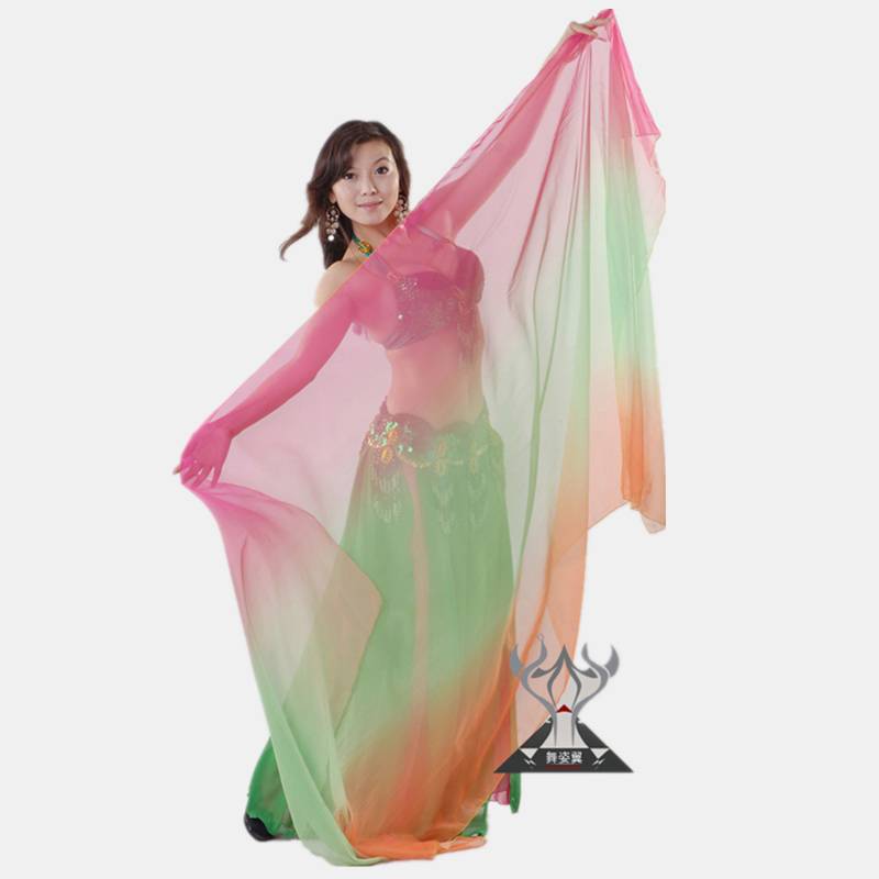 Dance -wing belly dance gauze simulation silk Indian dance hand yarn dance dance performance gum dance performance scarf