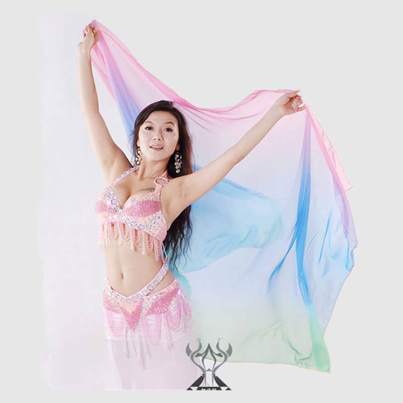 Dance -wing belly dance gauze simulation silk Indian dance hand yarn dance dance performance gum dance performance scarf