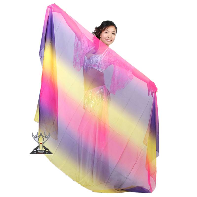 Dance -wing belly dance gauze simulation silk Indian dance hand yarn dance dance performance gum dance performance scarf