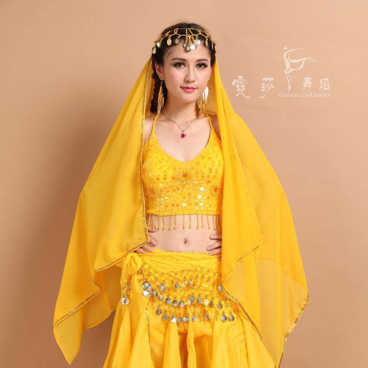 Nessa, two bags of mail, coin headscarves, dance accessories, belly-dancing turbans