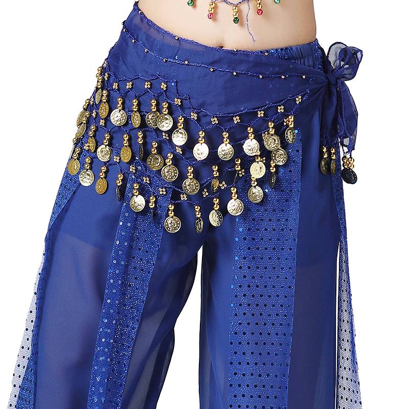 Belly dance children's waist chain Indian dance girl hanging coin waistscurm ethnic dance Xinjiang dance watch performance waist seal new female