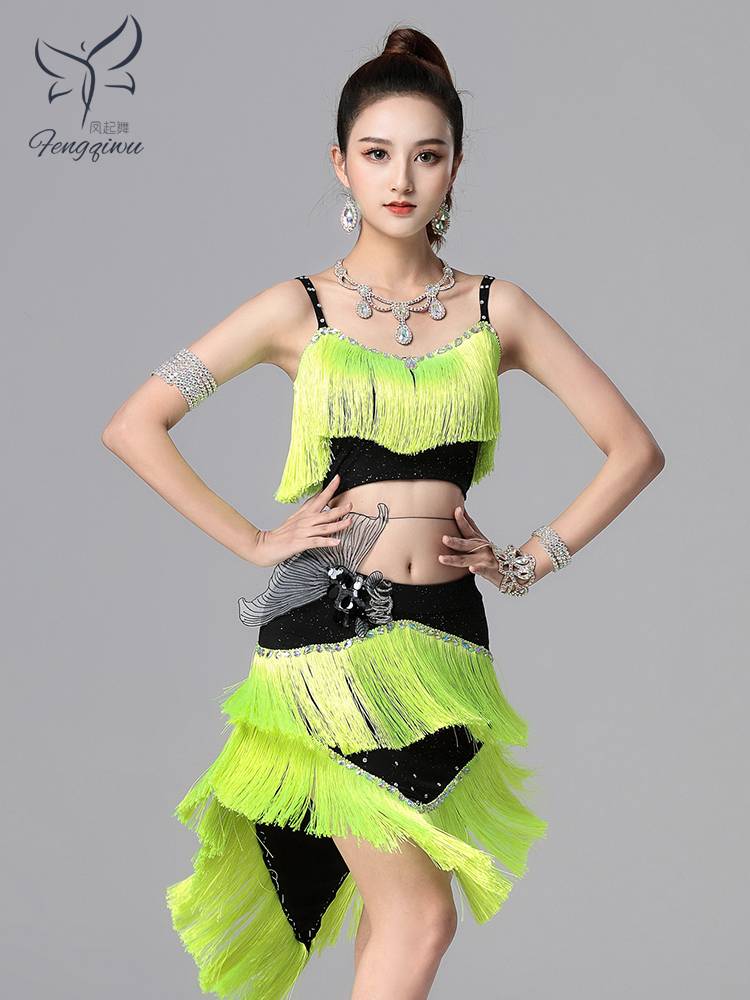 Large -size new Latin belly dance year will encrypted the current Soviet Indian sexy encouraging set of practice table performance clothing
