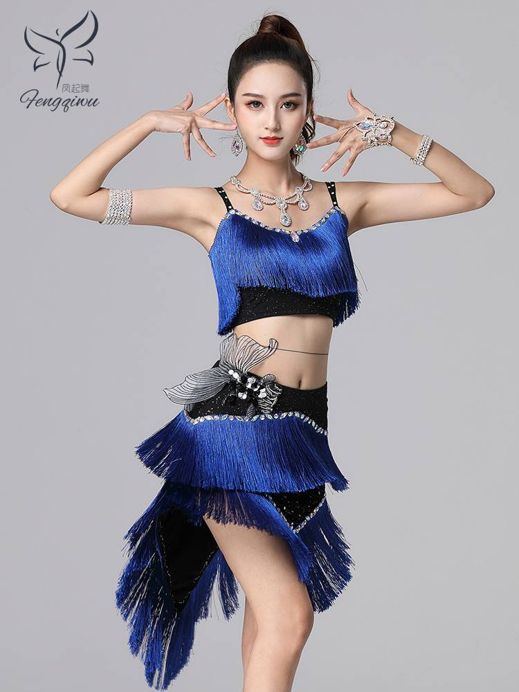 Large -size new Latin belly dance year will encrypted the current Soviet Indian sexy encouraging set of practice table performance clothing