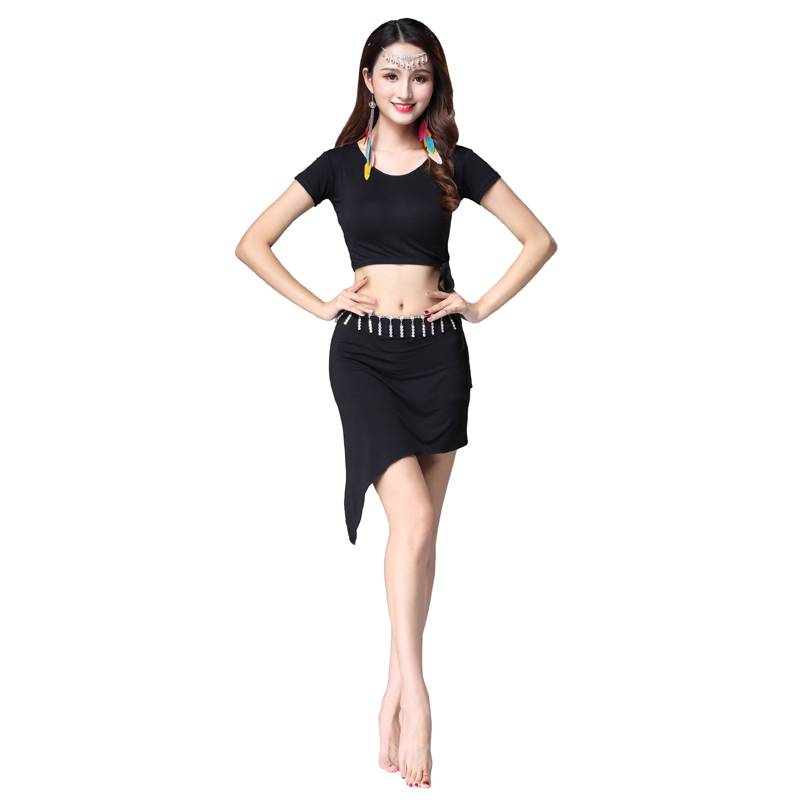Belly Dance Clothing Practice Service 2024 New Spring and Summer High -end Performance Get Junior Scholars Sexy Skirt Set