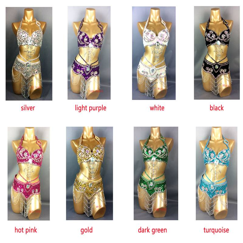 The opening of the new competition dance clothing female performance service dance service dance service large size belly dance set nightclub sexy performance suit