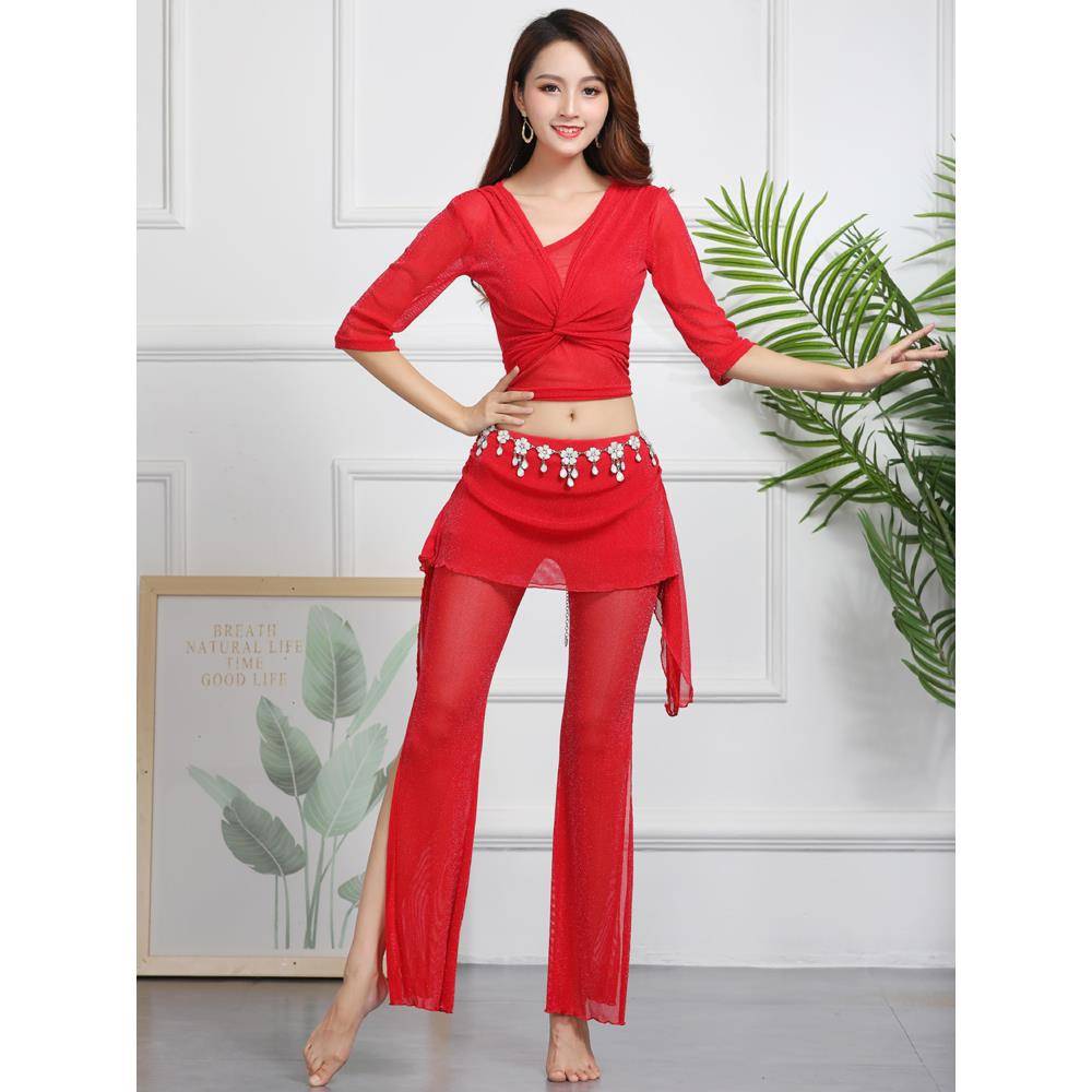 Wuchen Butterfly Belly Dance Classical Yoga new beginner practice clothes Dance dance dressed performance clothes skirt women